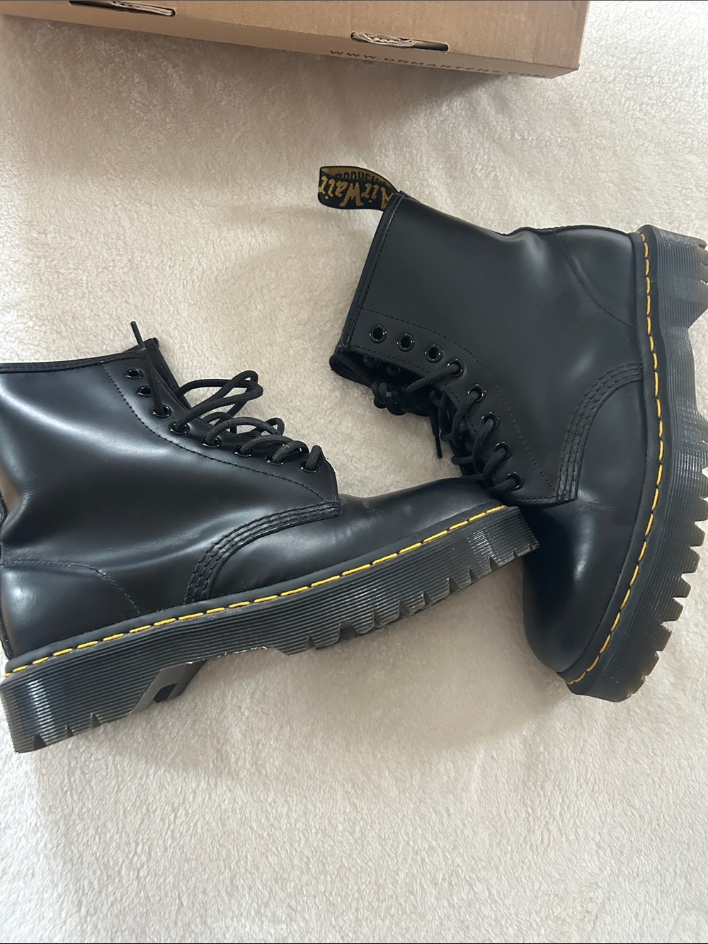 Dr. Martens Unisex Black Smooth 1460 Bex - Picture 3 of 7